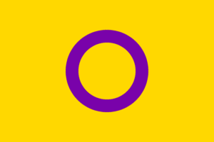 Intersex flag. (Supplied)