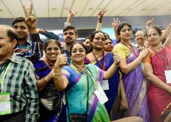 54 female engineers and scientists were directly working with the Chandrayaan-3 mission. (Supplied)