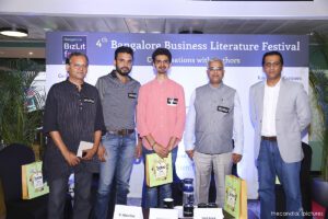Benedict Paramanand, Ankit Nagori, Nikhil Kumar, S Parthasarathy, Dr Ashwin Naik at the fourth edition of BBLF (supplied)