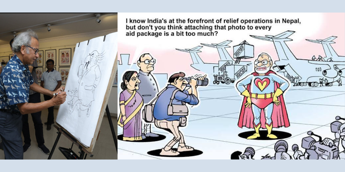 Ajit Ninan created Detective Moochhwala, an eponymous Indian magazine comic strip. (Sourced)