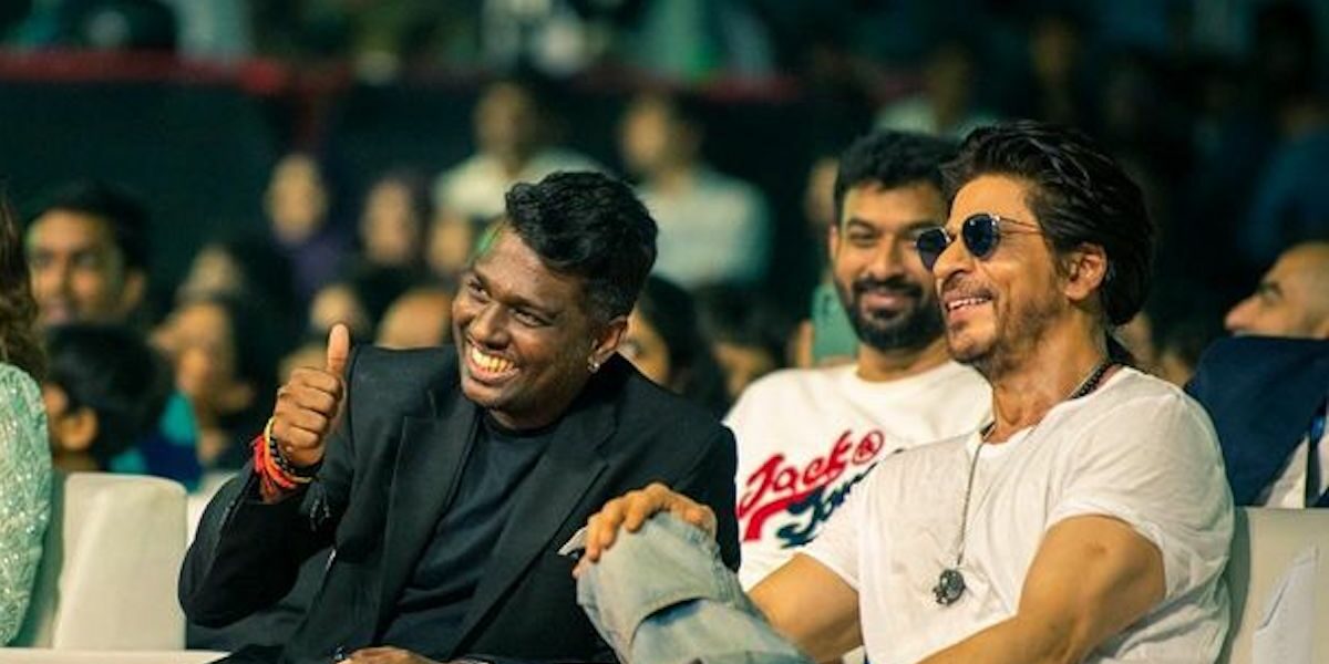 Director atlee with Shah Rukh Khan
