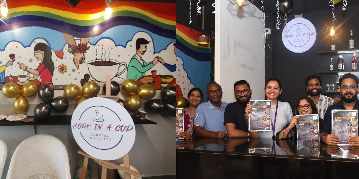 Hope in a Cup, a first-of-a-kind café in Hyderabad, is run by 4 LGBTQIA+ entrepreneurs. (Ajar Tomar/SouthFirst)