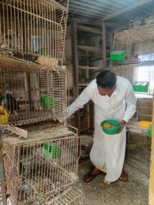 Prasad has treated and rehabilitated over 35 birds. (KV Navya/South First)