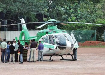 Pinarayi Vijayan helicopter