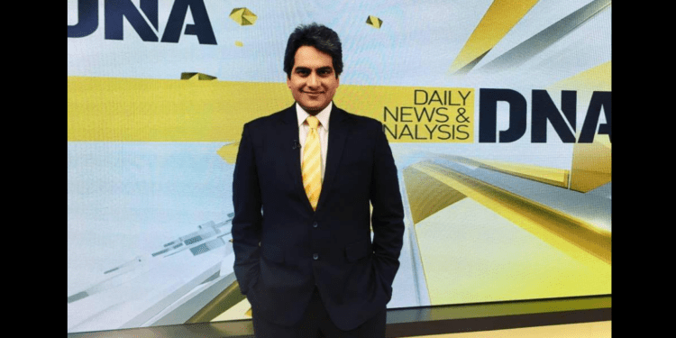 Aaj Tak anchor and consulting editor Sudhir Chaudhary