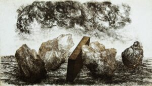 Medium Etching & Aquatint on Paper From the Rock Series (supplied)