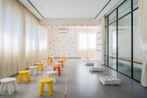 A storytelling and activity room for children. (UC Photostory)