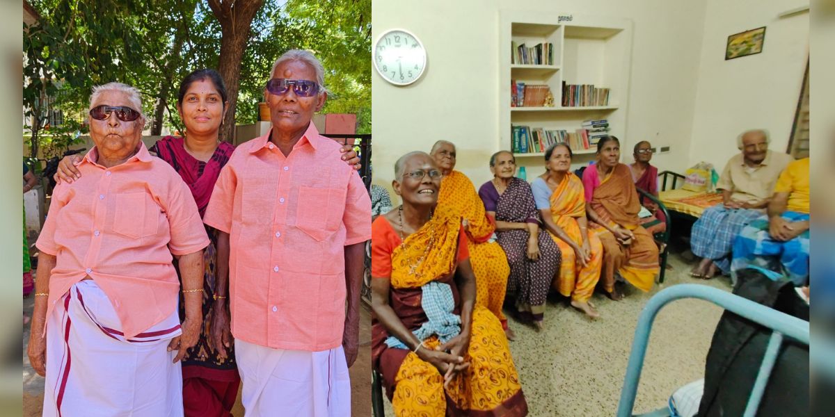 Adaikkalam Old Age Home is located in Thirunagar, Madurai. (Supplied)