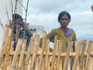 Mahadevamma and Basamma speaking to South First