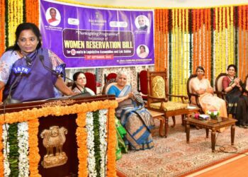 Tamilisai Soundararajan advised women leaders to be brave. (Supplied)