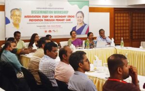 A workshop organised by the health department and SCTIMST on secondary stroke prevention at Thiruvananthapuram on 3 August. (Supplied) 