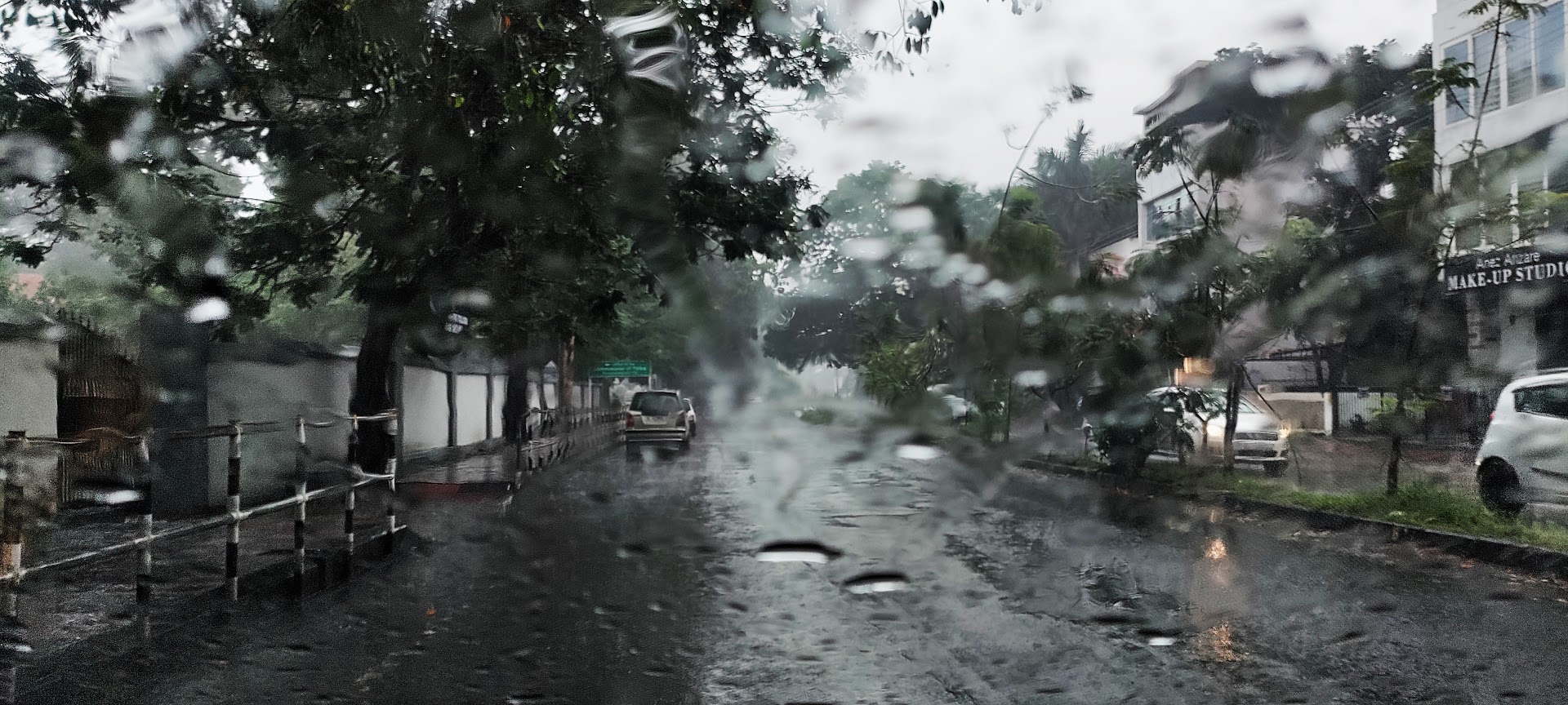 Heavy rains lashed Kerala capital Thiruvananthapuram on 6 September. (KA Shaji)