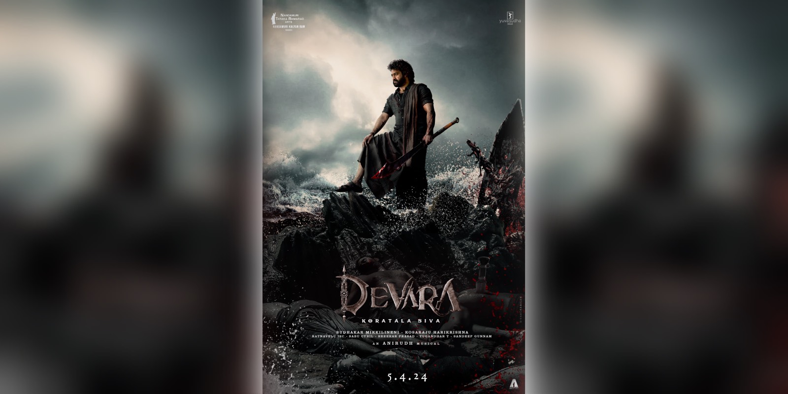 A poster of the film Devara