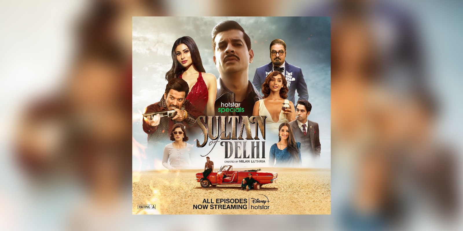 A poster of the web series Sultan of Delhi