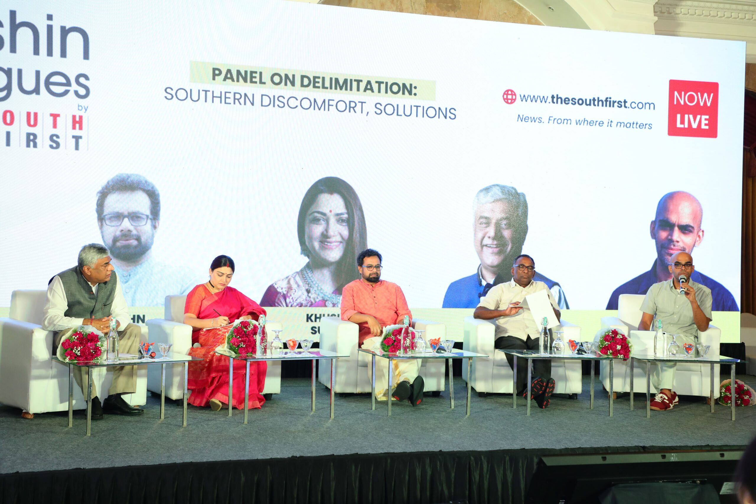 Panel discussion on 'Delimitation: Southern Discomfort and Solutions'. (South First)