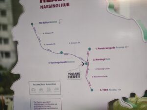 Route map of the cycling track. (Supplied)