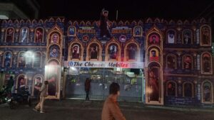 Palakkad Aroma Theatre decorated ahead of Leo release