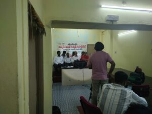 TSCLC addressing a press conference about the NIA raids on 2 October.