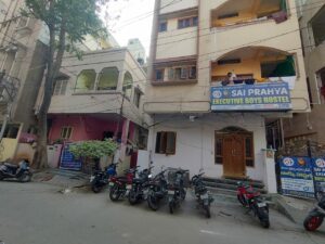 Two boys hostel, which were said to be earlier a the residences of families, at Ashok nagar