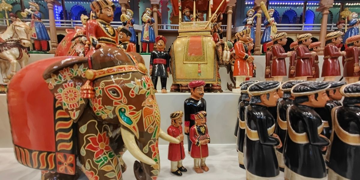Jumbo Sawari Procession display at the Kaladevi Doll Museum. (Supplied)