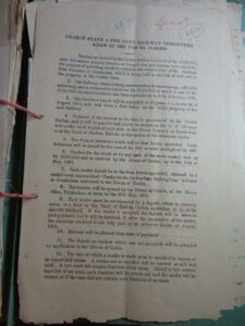 The notification issued by the princely state seeking debenture bonds. From the collection of Cherayi Ramadas.