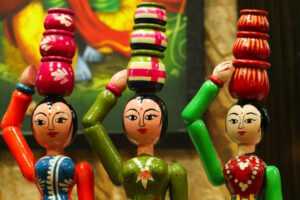 The greater prominence of the Channapatna toys can be traced to patronage from Tipu Sultan. (Supplied)