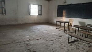 A classroom at ZPHS Cinnamallareddy in Kamareddy AC. (Ajay Tomar/South First)
