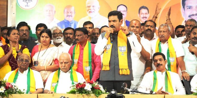 Yatnal: BY Vijayendra speaks after taking charge as the Karnataka BJP president on 15 November. (BYVijayendra/X)