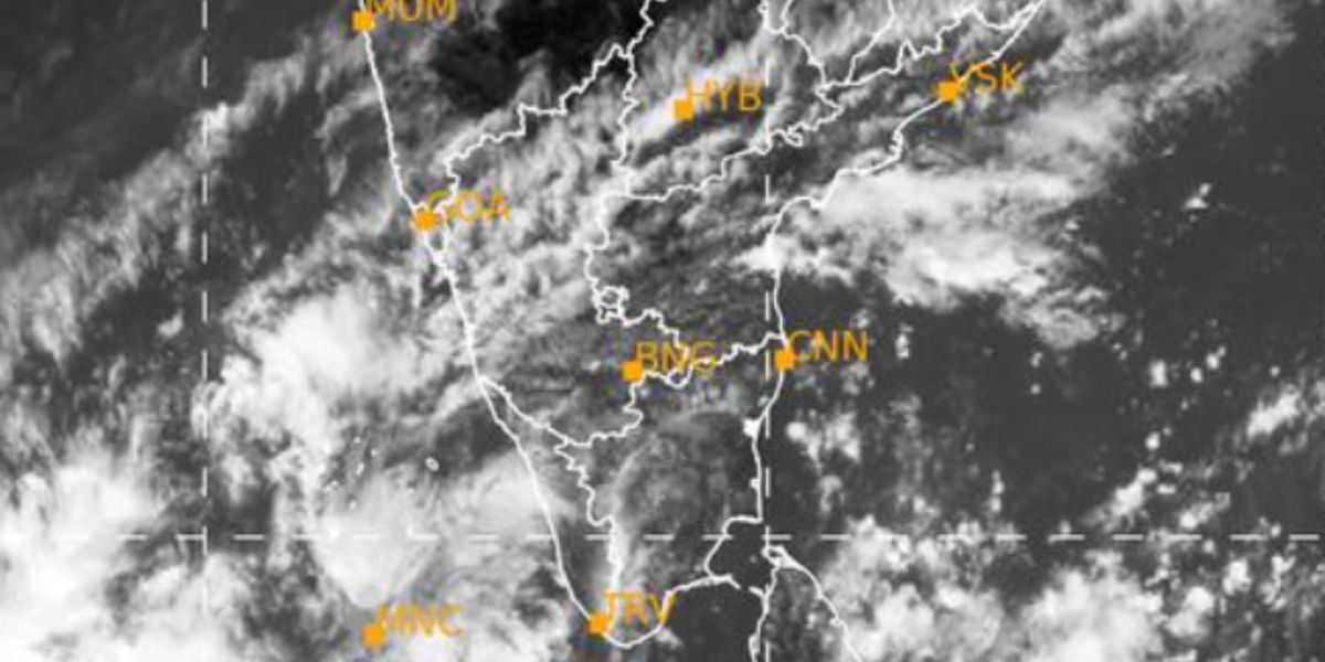 Clouds over South India on 5 November