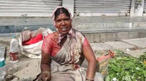 D Shyamala (48) of the Yergatla village, Bhiknoor mandal. (Ajay Tomar/South First)