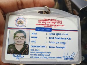 Deceased Prathima's ID card recovered by the cops