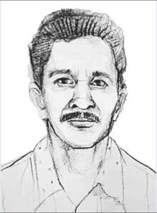 Sketch of the suspect. (Sourced)