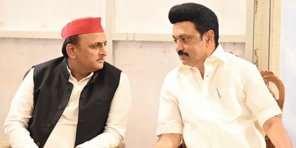 Stalin’s invite to Akhilesh Yadav to unveil VP Singh statue sparks talk of DMK leader’s national ambitions