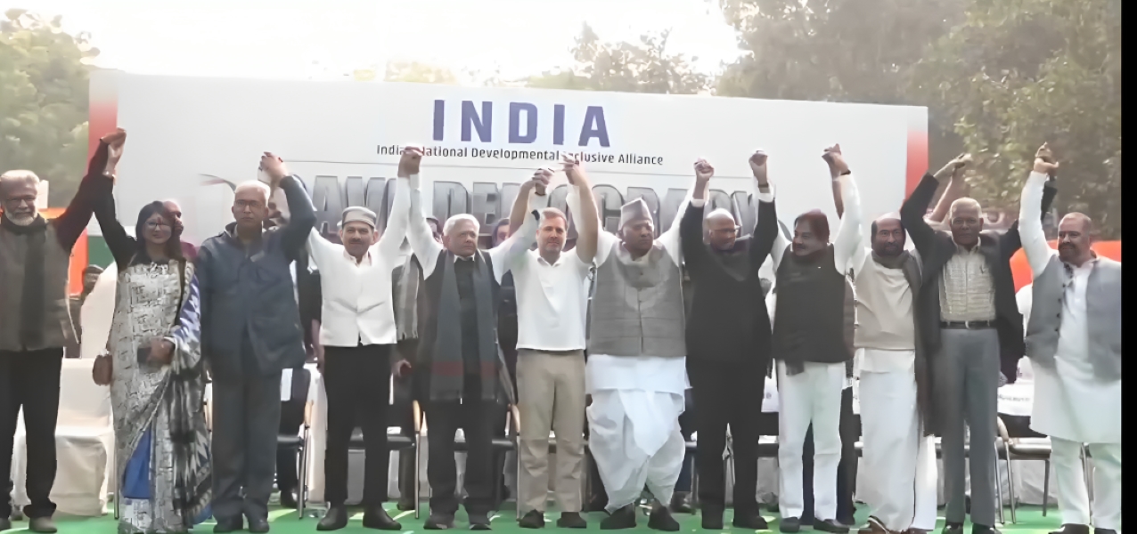 INDIA bloc protest
