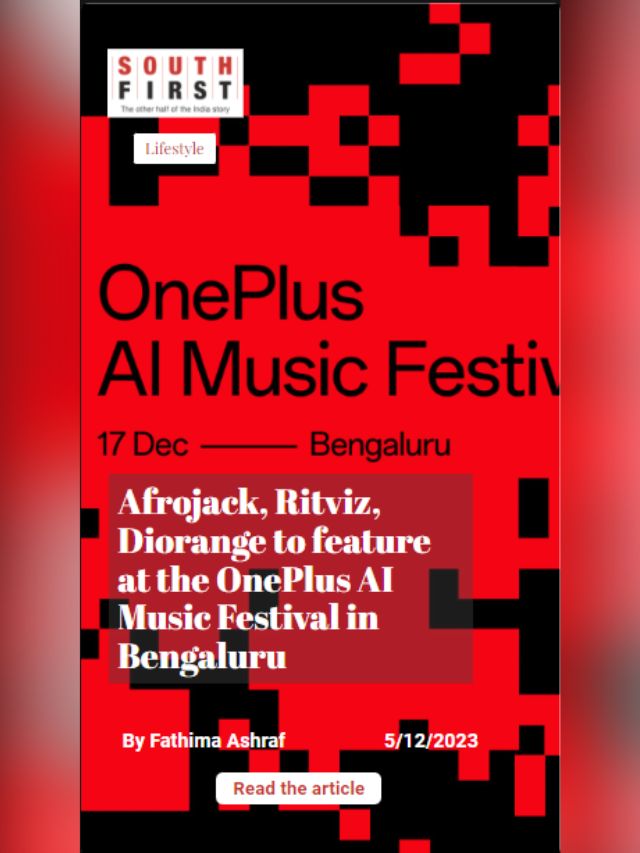 Afrojack, Ritviz, Diorange to feature at the OnePlus AI Music Festival in Bengaluru