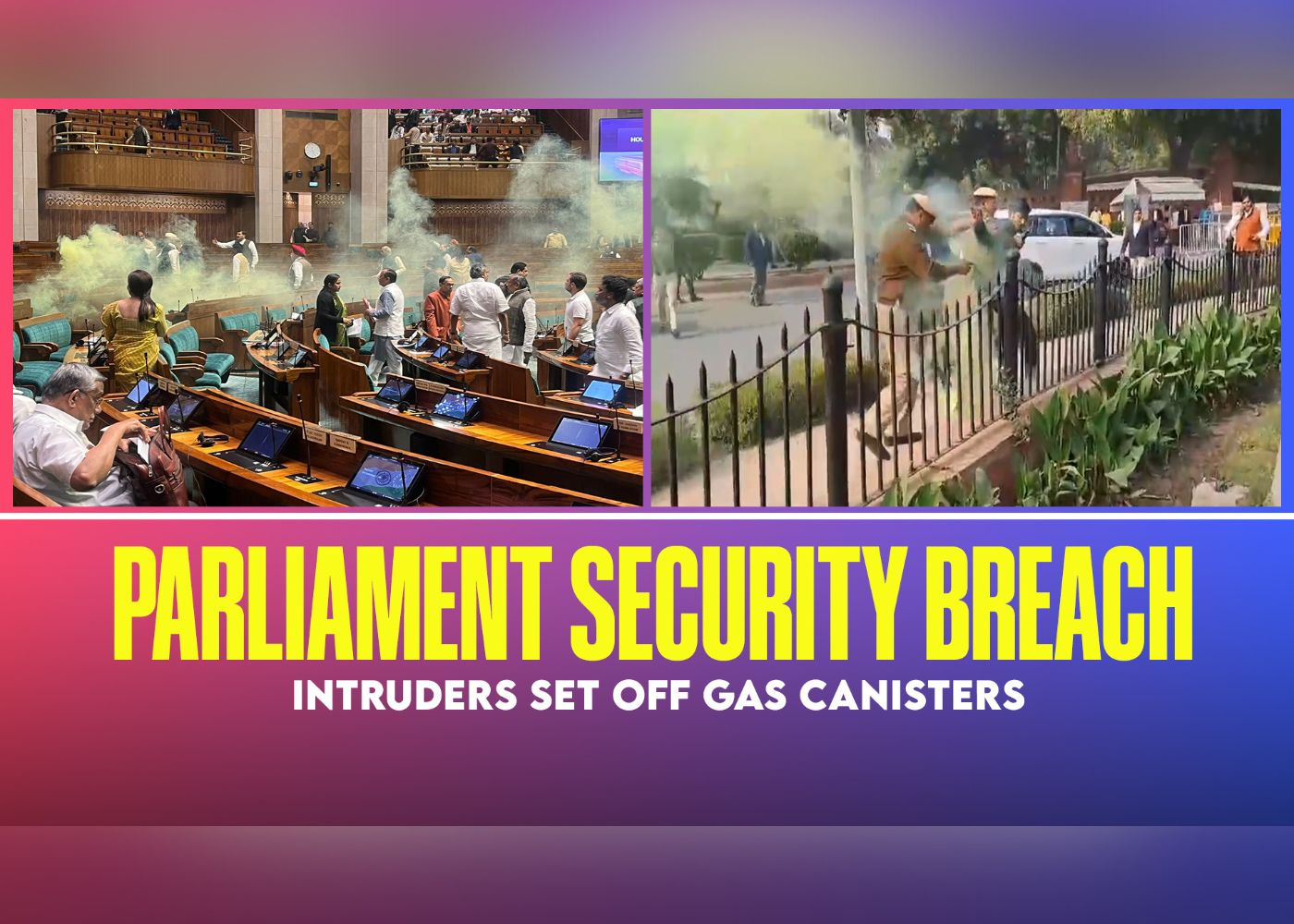 Parliament security breach