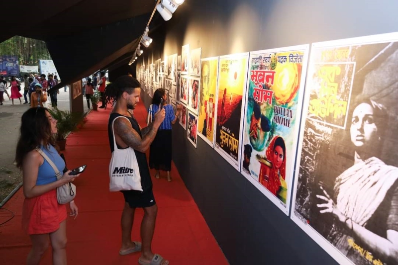 Photo exhibition at the Tagore Theatre, main venue of IFFK