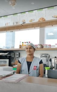 Managing the cafe has empowered Manasa to consider starting her own business one day. (Roshne Balasubramanian/South First)