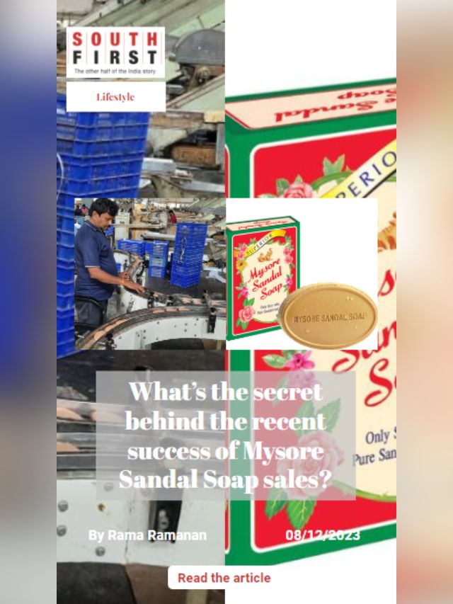 What’s the secret behind the recent success of Mysore Sandal Soap sales?