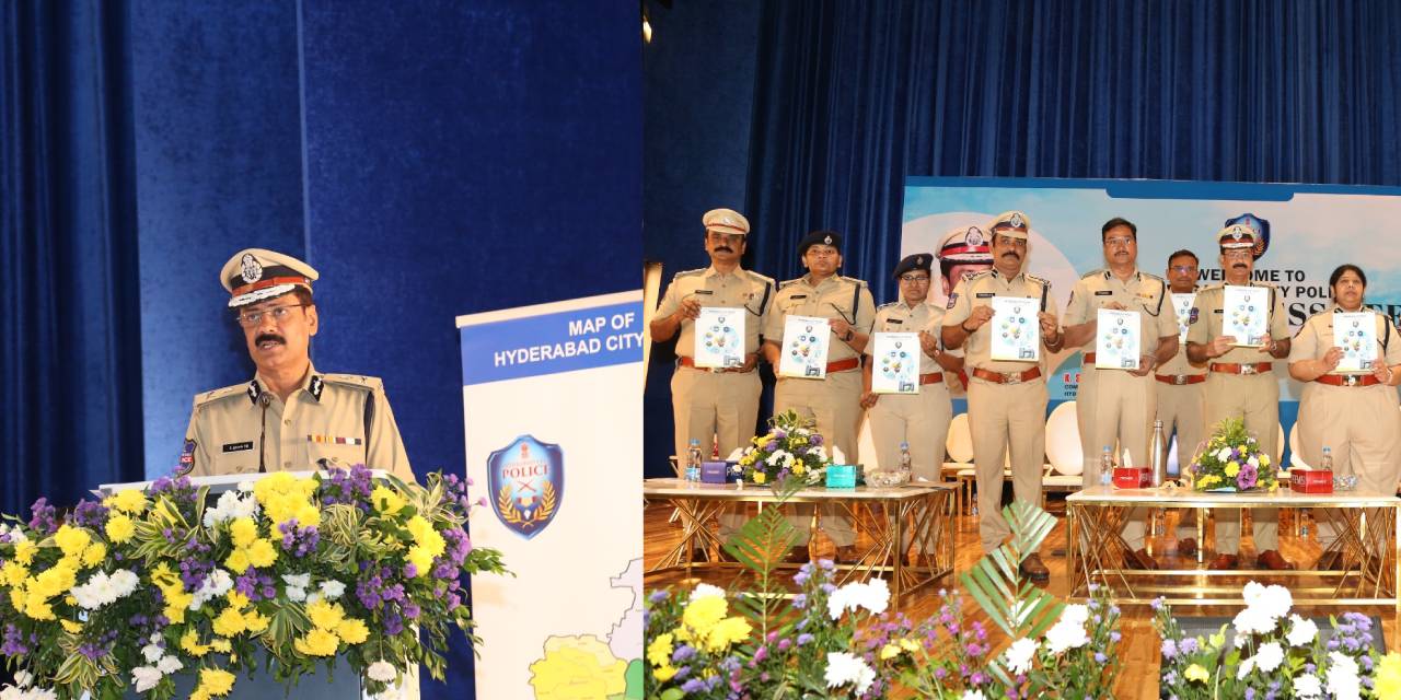 Hyderabad City Police announcing annual round up crimes in 2023 (Supplied)