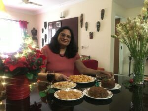 After church on the night before Christmas, the family would gather for stew, cake and wine. (Supplied)