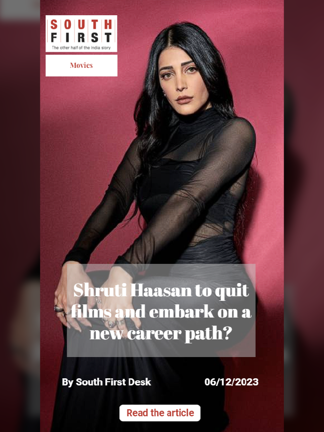 Shruti Haasan to quit films and embark on a new career path?