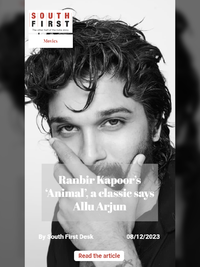 Ranbir Kapoor’s ‘Animal’, a classic says Allu Arjun