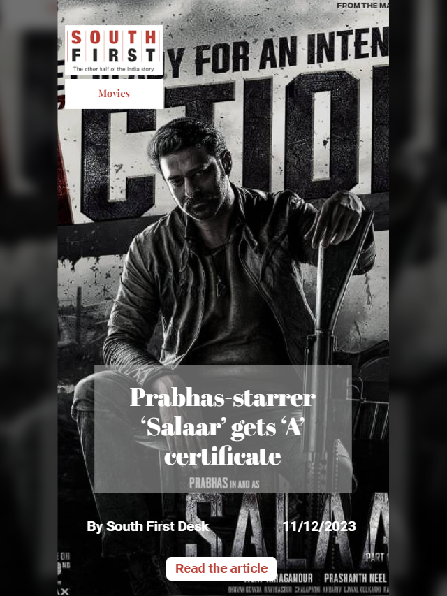 Prabhas-starrer ‘Salaar’ gets ‘A’ certificate