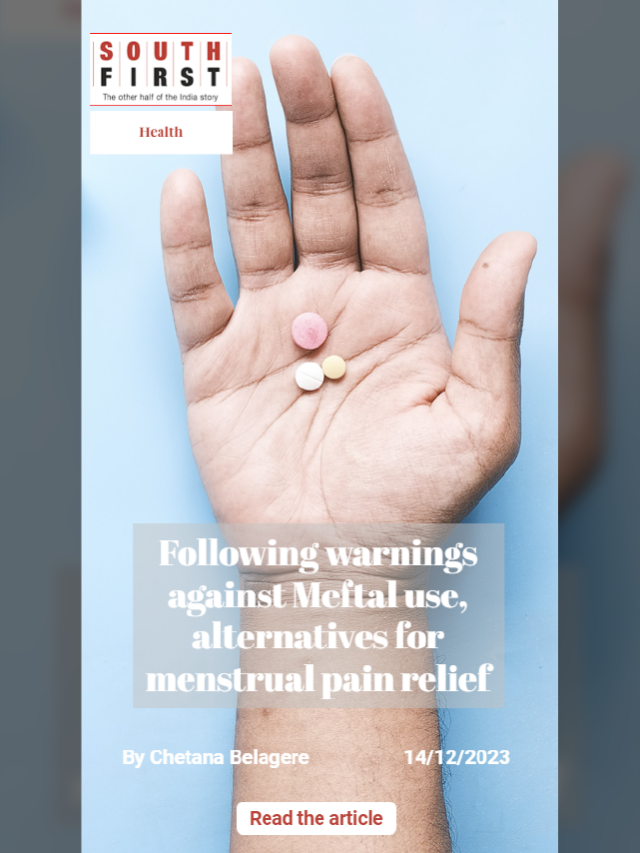 Following warnings against Meftal use, alternatives for menstrual pain relief