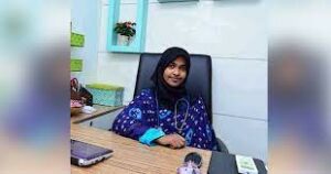 Hadiya at her clinic