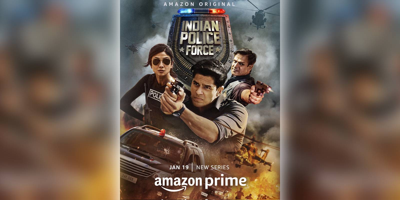 A poster of the web series Indian Police Force