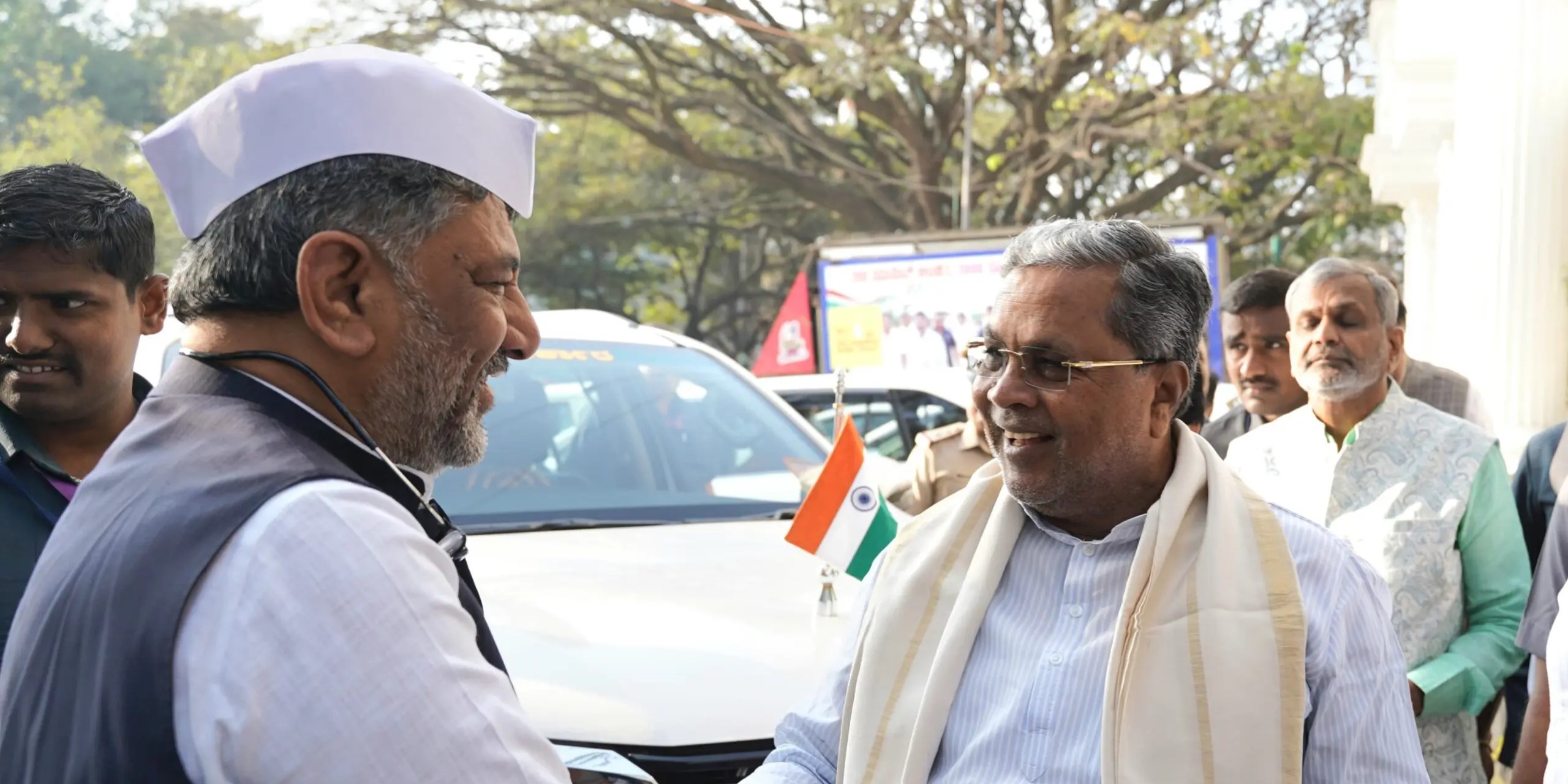 CM Siddaramaiah & DyCM DK Shivakumar