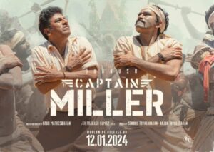 Dhanush and Shiva Rajkumar in Captain Miller