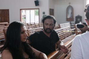 A working still from Saramsha